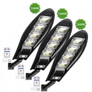 Соларна LED улична лампа DRAGON 1200W 3 броя