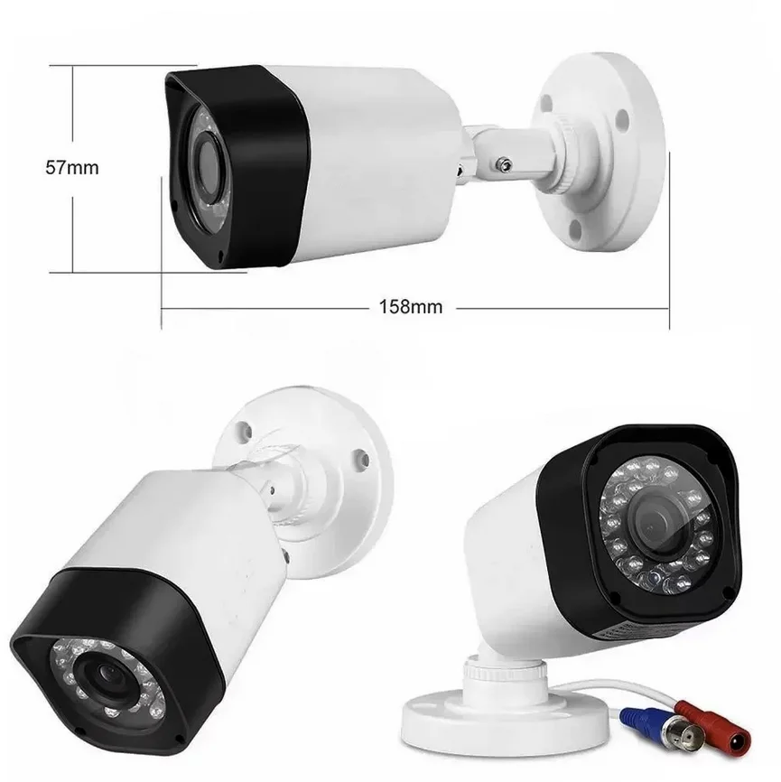Комплект за видео наблюдение, 8 бр. камери с кабел, DVR, CCTV, USB - Image 2