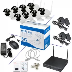5G Видеонаблюдение с 8 камери