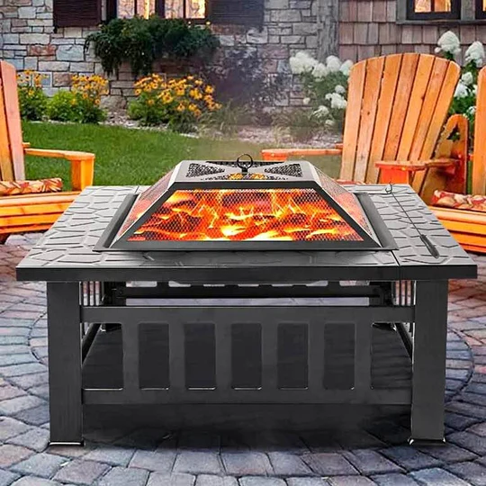 Нова 3в1 маса 'Fire Pit' - барбекю - BBQ, камина, ледарка - Image 4